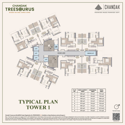 CHANDAK TREESOURUS - 2BHK , 3BHK SunDeck Residences. Project Under-Construction.-5